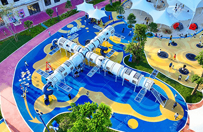 牧童案例丨南宁友谊路星空乐园之三：宇宙空间站+