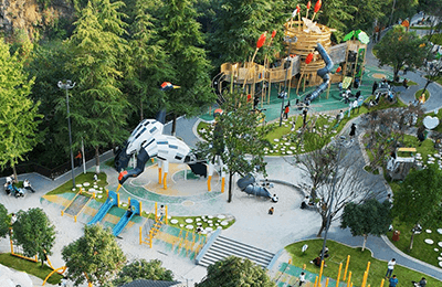 牧童案例丨湖南保靖白鹤儿童公园：老旧公园升级，助力15分钟生活圈建设